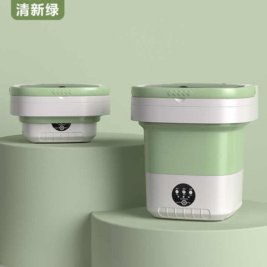 6.5L Portable Foldable Washing Machine Basket Random Color
